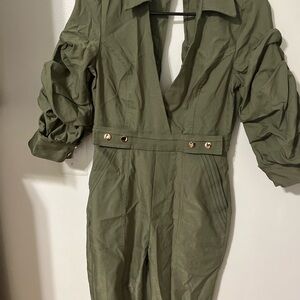 Fashion Nova Olive Green Jumpsuit -Brand new jumpsuit, never worn